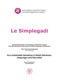 N. 13 (2014): Eco-Sustainable Narratives in World Literatures, Languages and Education - Copertina
