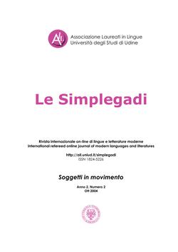 N. 2 (2004): Soggetti in movimento - Copertina