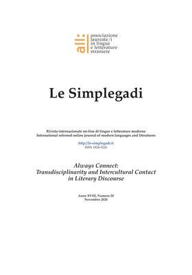 N. 20 (2020): Always Connect: Transdisciplinarity and Intercultural Contact in Literary Discourse - Copertina