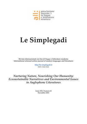 N. 21 (2021): Nurturing Nature, Nourishing Our Humanity: Ecosustainable Narratives and Environmental Issues in Anglophone Literatures - Copertina