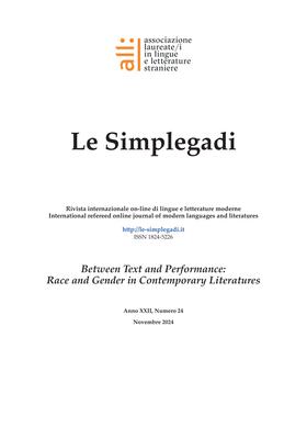 N. 24 (2024): Between Text and Performance: Race and Gender in Contemporary Literatures - Copertina