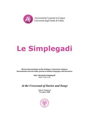 N. 6 (2008): At the Crossroad of Stories and Songs - Copertina