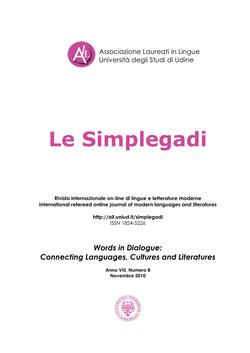 N. 8 (2010): Words in Dialogue: Languages, Cultures and Literatures - Copertina